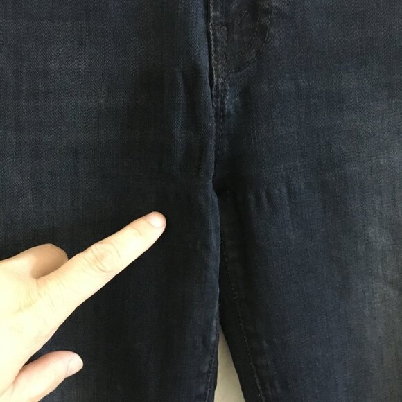 MOTHER Jean Womens 25 Stunner Zip Ankle Step Fran My Wildest Ride Dark Blue - Picture 4 of 15